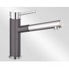Bateria Blanco ALTA-S COMPACT SILGRANIT szarość skały/chrom 518809